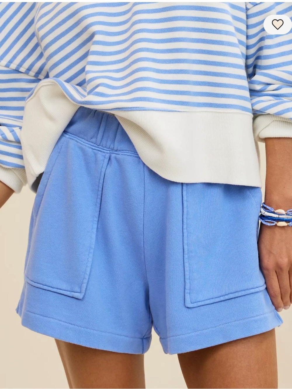 Aerie Go To Shorts, Dream Blue, size Small